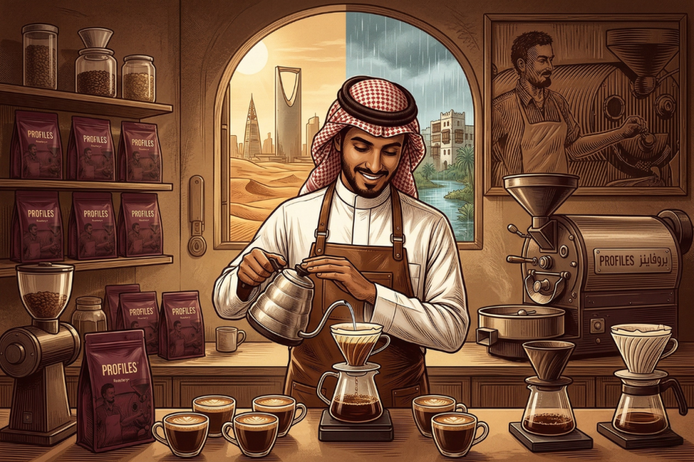 بروفايلز وتحدي الجودة: لماذا يثق باريستا المملكة في ثبات نتائج محاصيلن