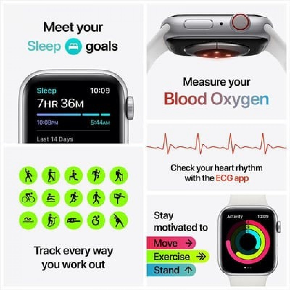 Apple Watch Series 6 Size 40 - GBS - Gold and Pink Band - فونسي ستور