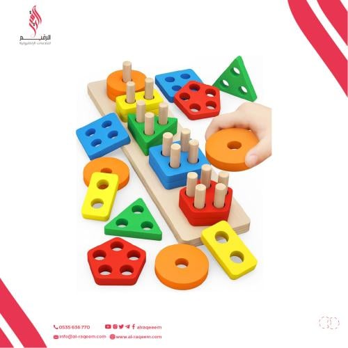 ألعاب مونتيسوري للأولاد والبنات بعمر 1 إلى 3 سنوات