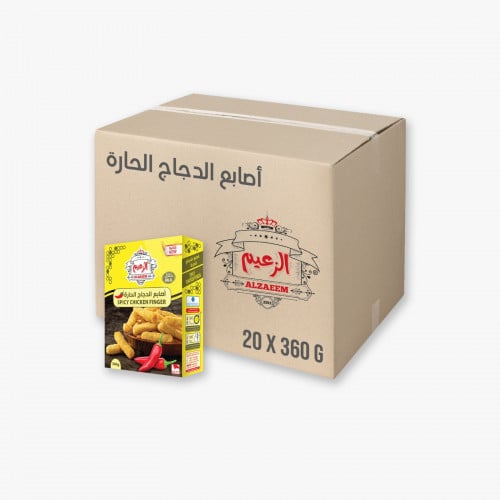 أصابع دجاج حارة 360 جم 20 علبة بالكرتون _ Spicy ch...