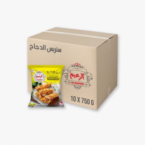 ستربس الدجاج 750 جم 10 أكياس بالكرتون _ Chicken st...