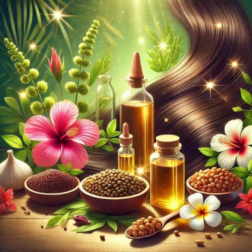 زيادة كثافة الشعر: أفضل الأعشاب والزيوت الطبيعية لتعزيز النمو