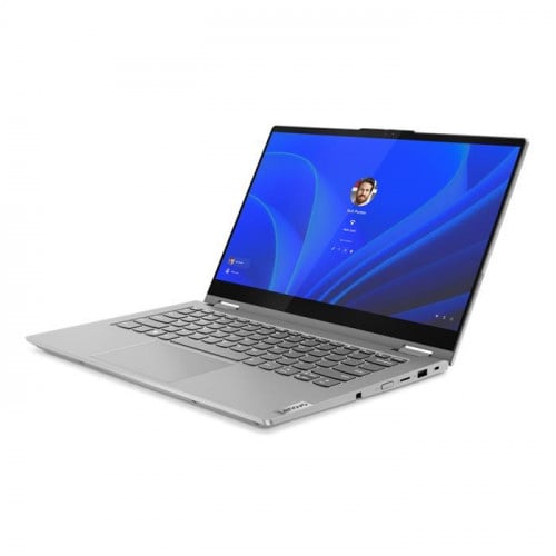 لابتوب لينوفو ثينك بوك 14s يوغا معالج انتل كور i7-1355U، ذاكرة RAM 16GH، وSSD 512GB، بطاقة رسومات انتل ايريس Xe، شاشة لمس 14 انش FHD 1920×1080 IPS، ويندوز 11 بروفيشينال – رمادي معدني