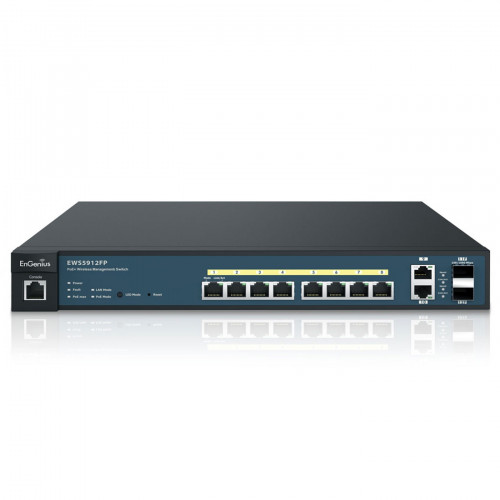 EnGenius EWS5912FP Wireless Management Switch with 8GE PoE+2GE+2GE SFP