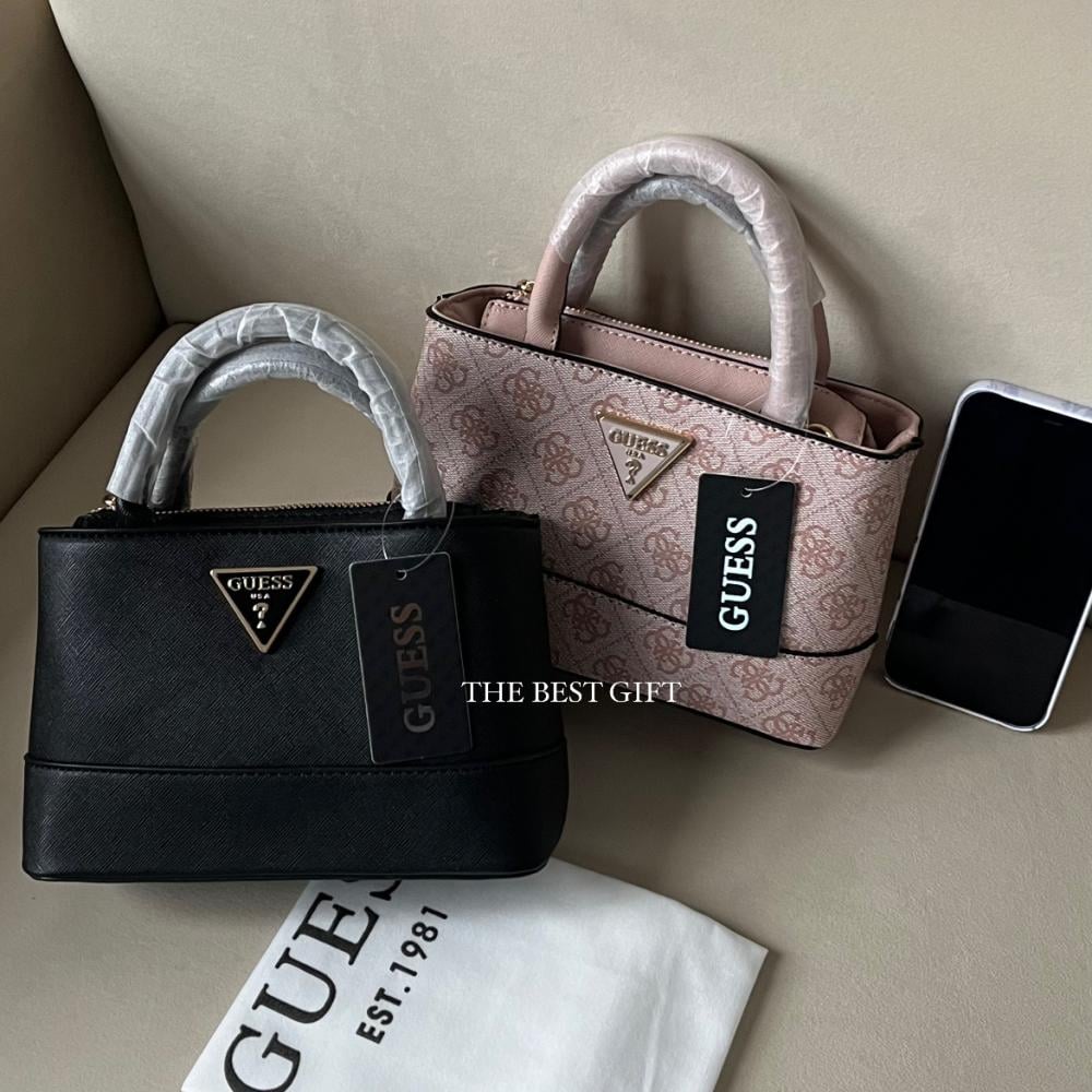 Guess black small bag best sale