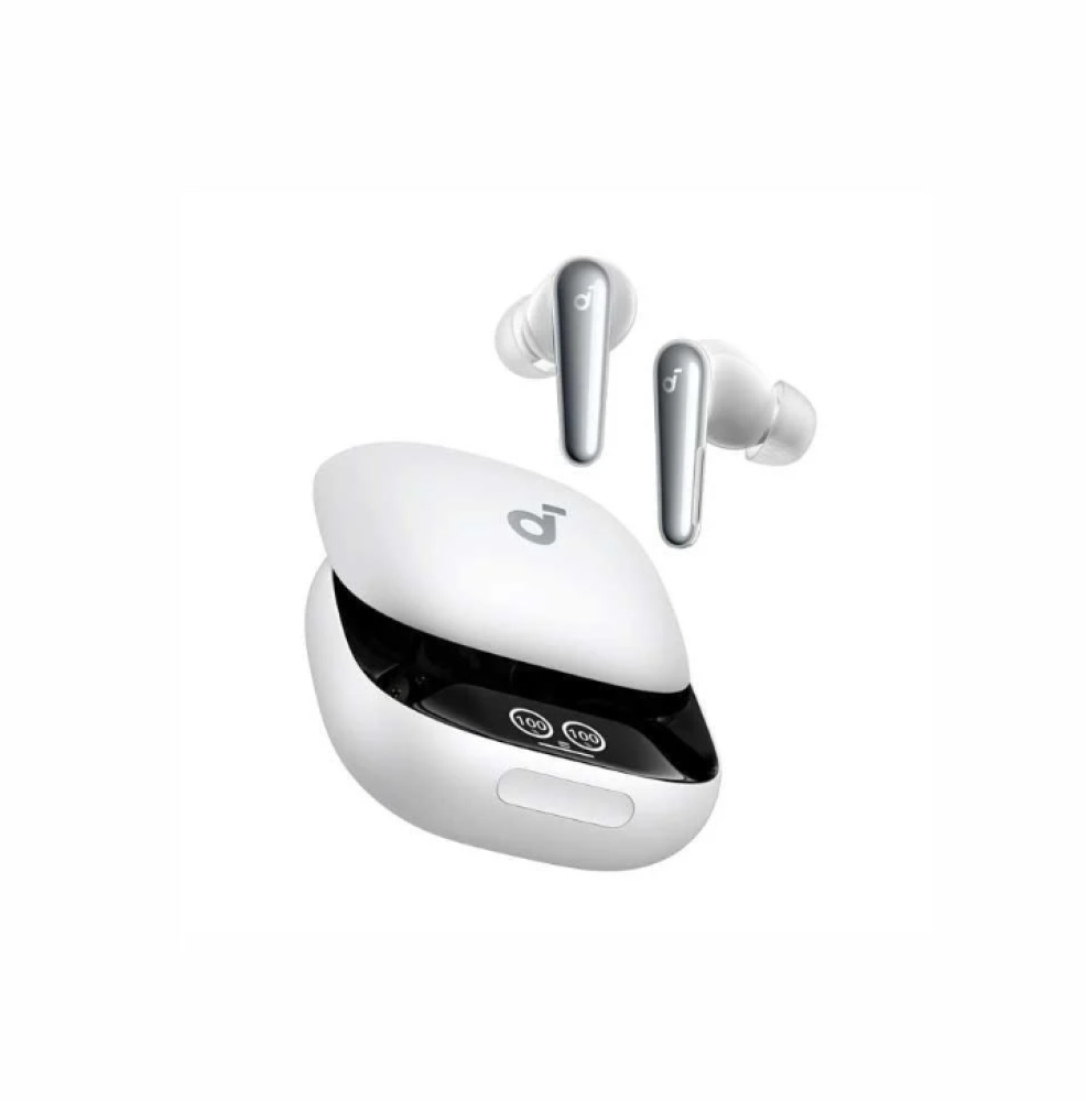 سماعة Soundcore Liberty 4 NC (أبيض): إلغاء ضوضاء 98.5% وصوت عالي الدقة – متوفرة في متجر اهتمام