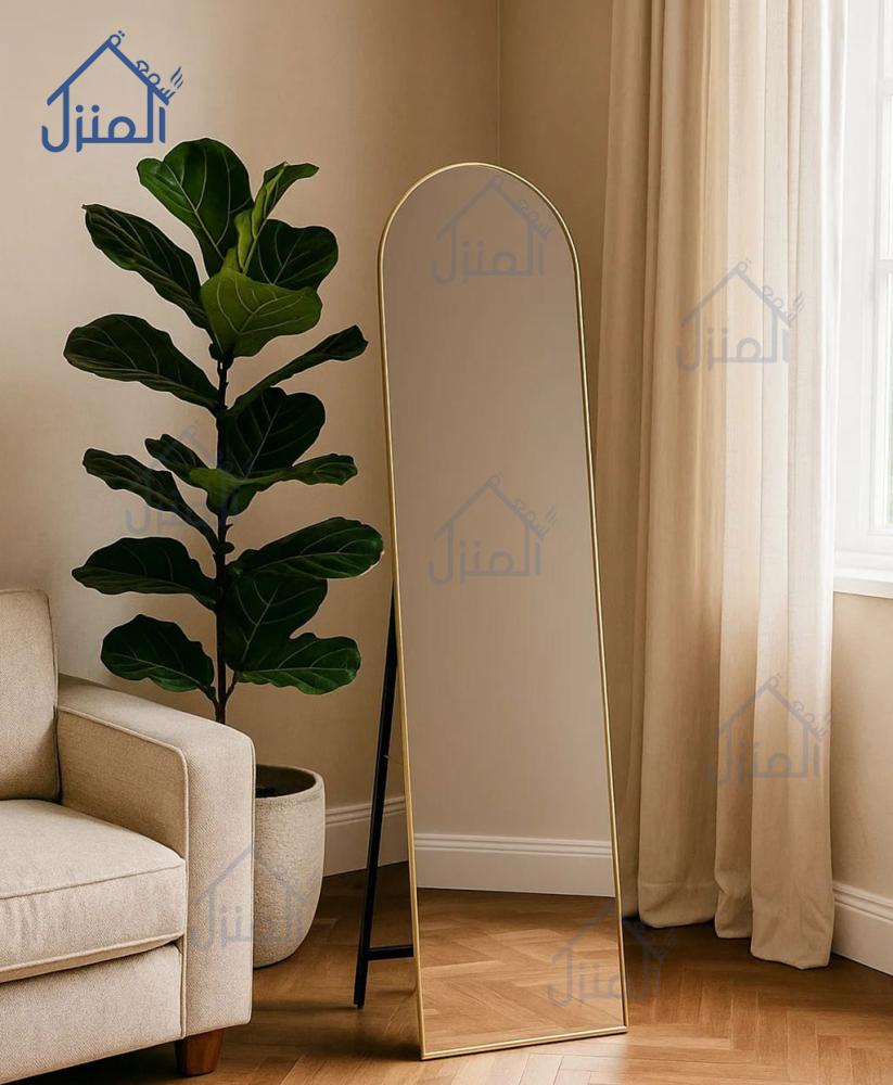 مراية سولن بإطار ذهبي أنيق بلمسة عصرية فاخرة