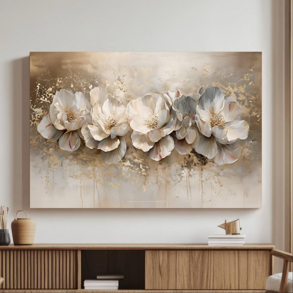 لوحة مورد بيج   طباعة كانفس