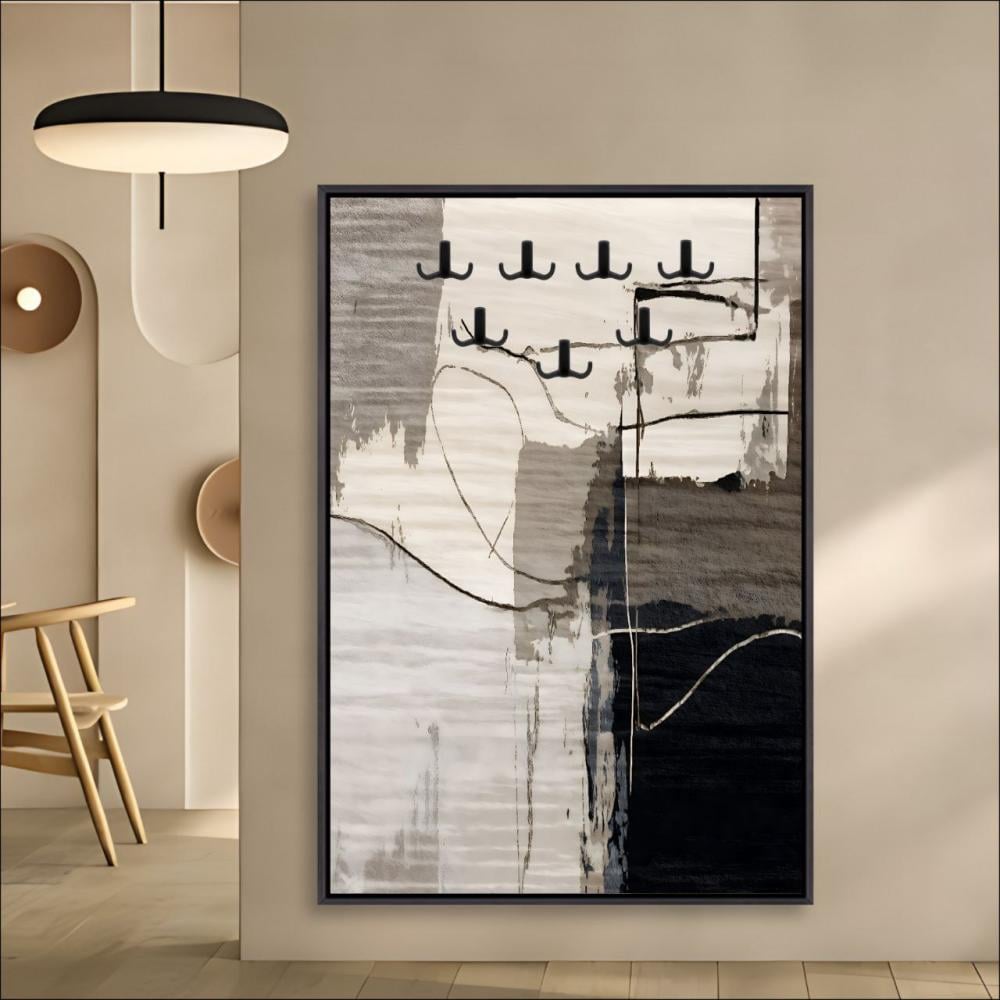 لوحة علاقة عبايات كاربيت تجريدي طباعة كانفس