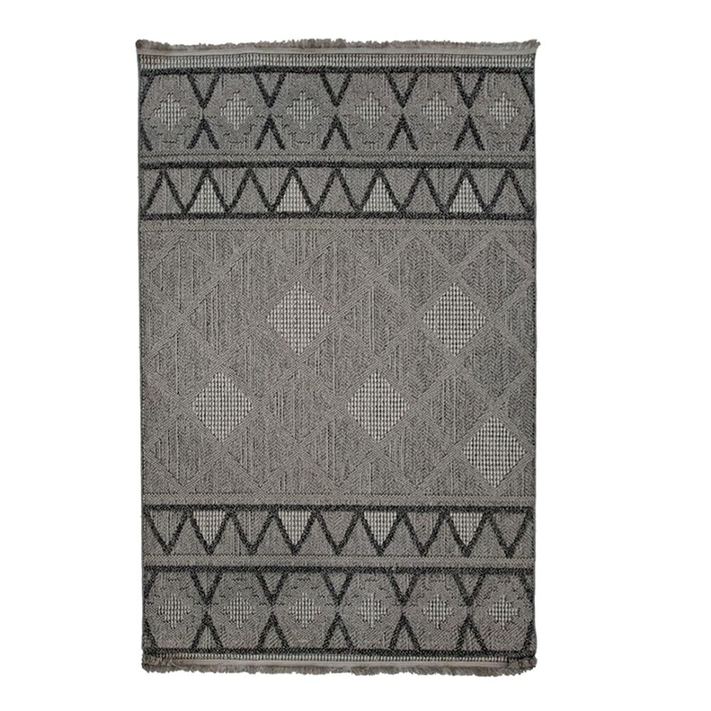 السجاد تركي خيش باللون الرمادي المقاس 2*3