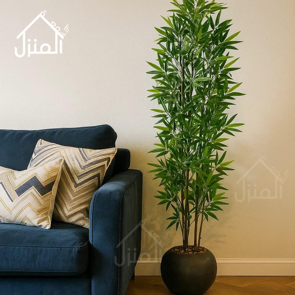 نبات صناعي  مركن اسود - 140 سم