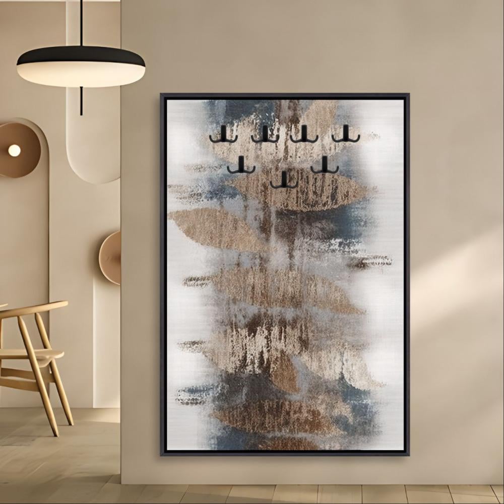 لوحة علاقة عبايات مجردة فرينا طباعة كانفس