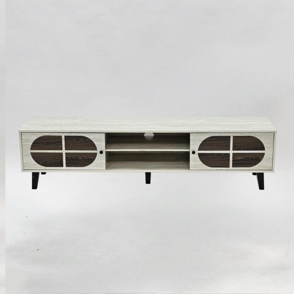 طاولة تلفزيون تلافا لون بيج مقاس 180