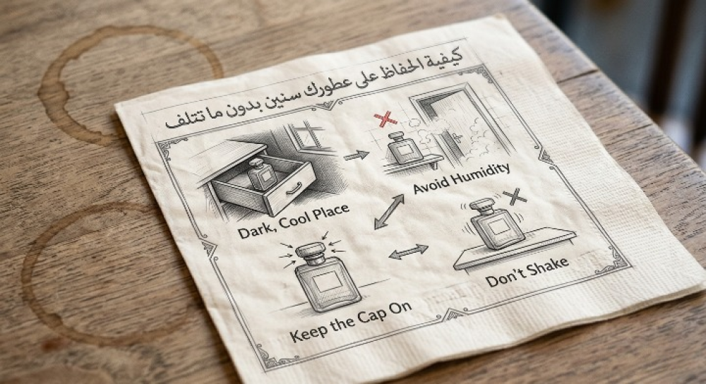 كيفية الحفاظ  على عطورك سنين بدون ما تتلف ؟ - دار الظبي