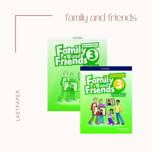 Family and Friends class book & Workbook 3