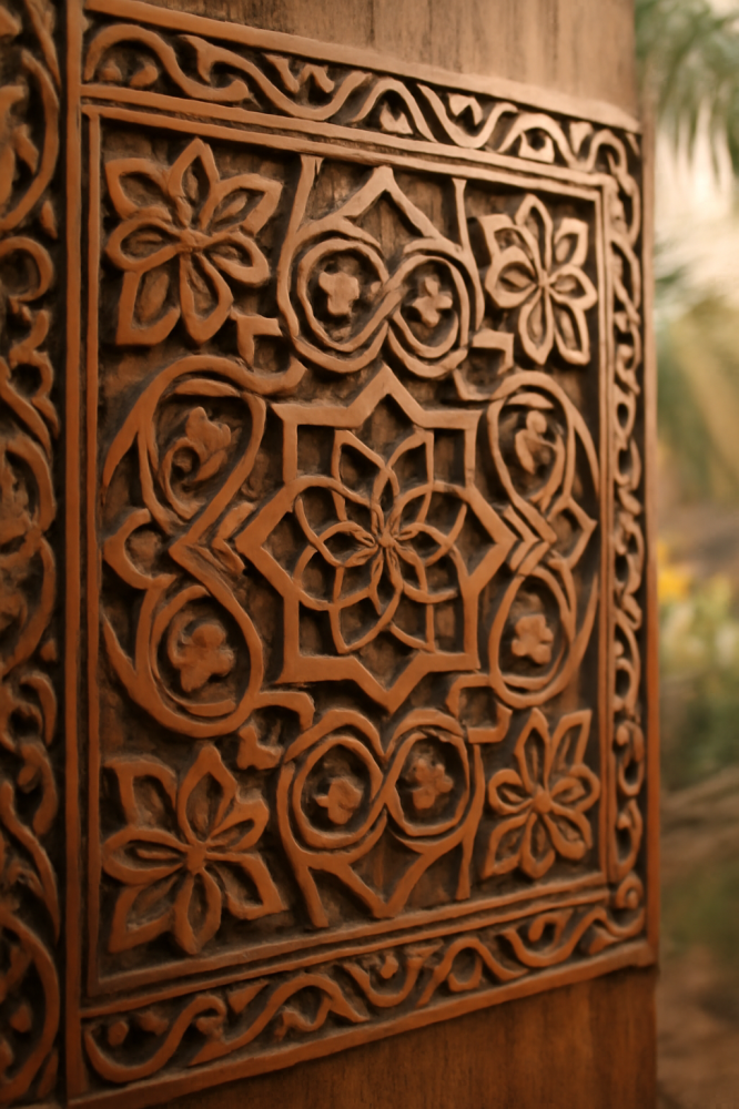 الهوية العربية تنبض في نقوش الخشب