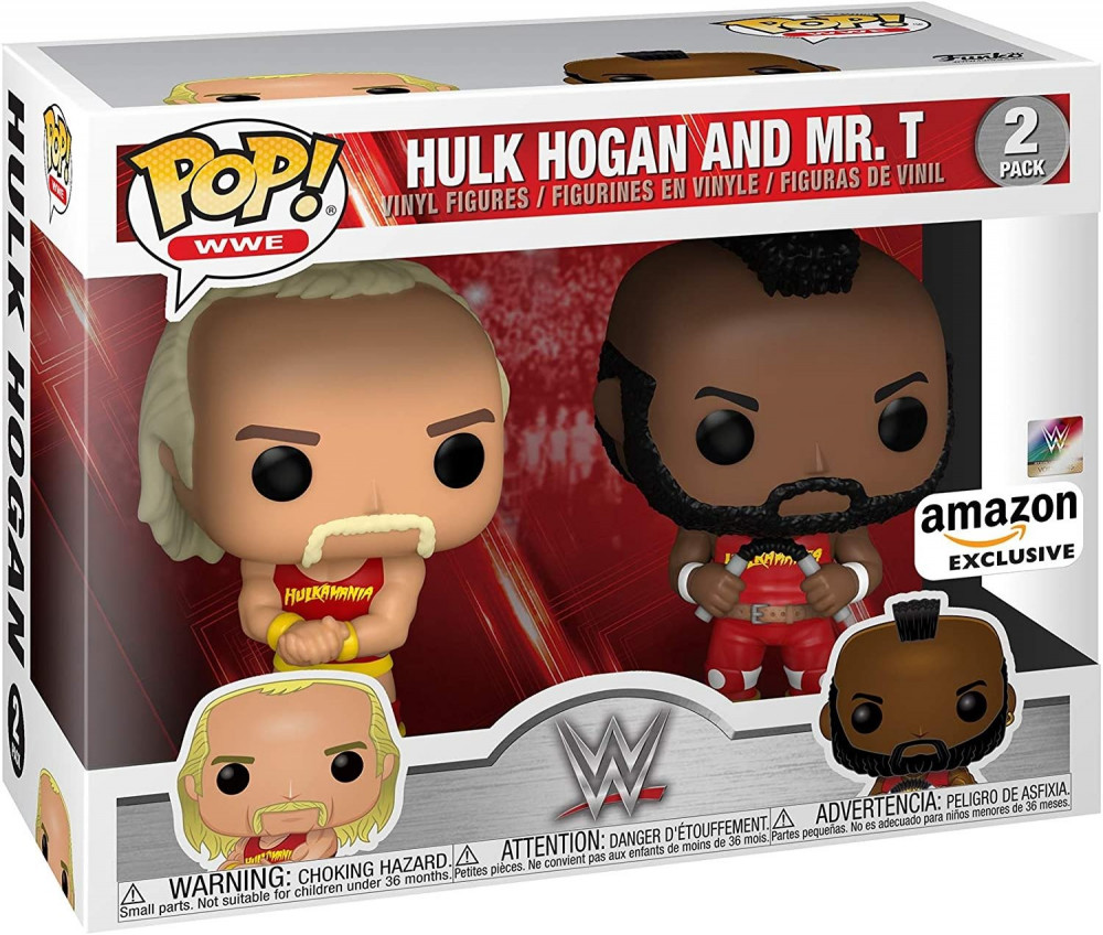 kamera Udstyre Bange for at dø Funko Pop! WWE - Hulk Hogan & Mr. T, Hulkamania 2 Pack, Amazon Exclusive -  Kashf Store