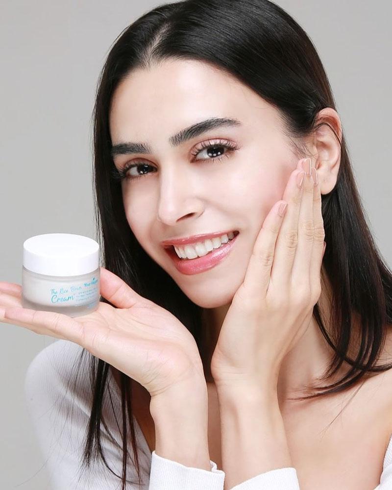 كريم نخالة الارز الكوري - your vegan -the rice bran cream