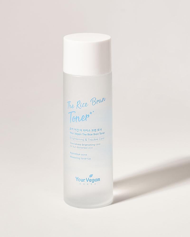 تونر نخالة الارز الكوري- your vegan -the rice bran toner