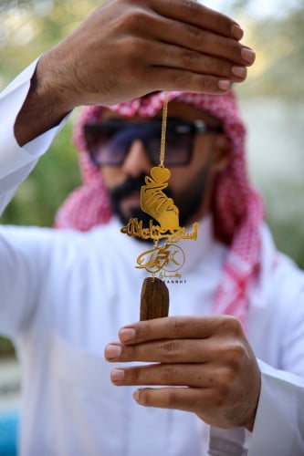 تعليقة سيارة مع قلب وآسم
