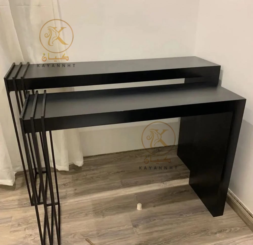 طاوله مدخل خشبب