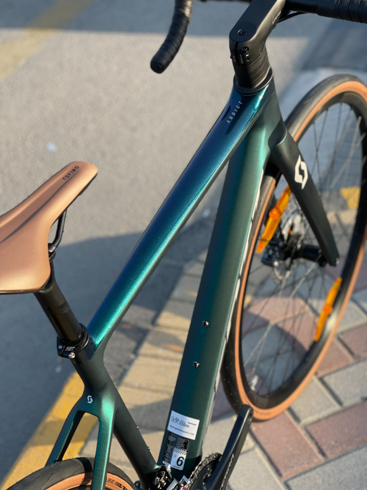 scott addict 20 prism green bike