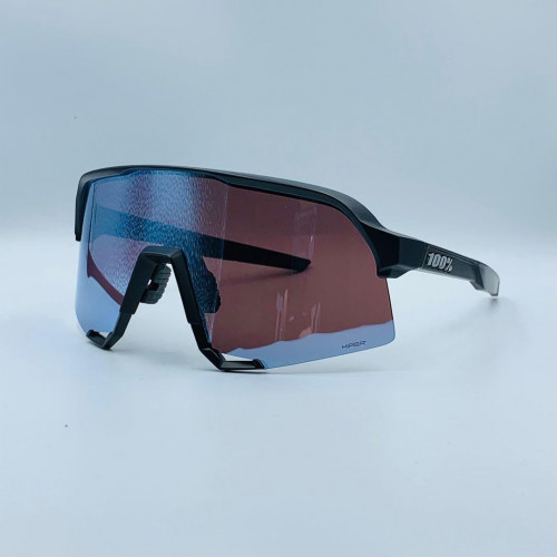 100% Prozent S3 Radsport Sonnenbrille Mattweiß HiPER Blue Multilayer Spiegel