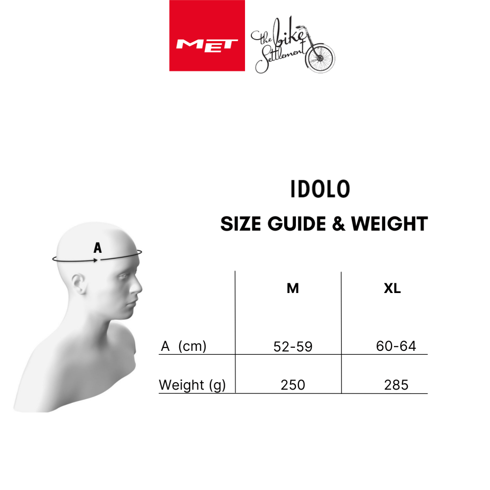 MET helmet IDOLO CE GO BIKE SAUDI