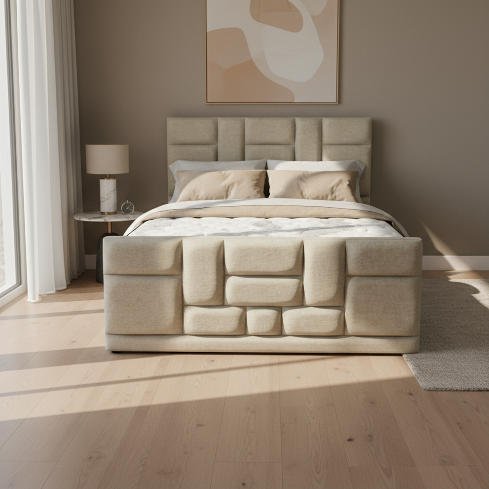 سرير ميكس الفاخر مع ديكور امامي فاخر