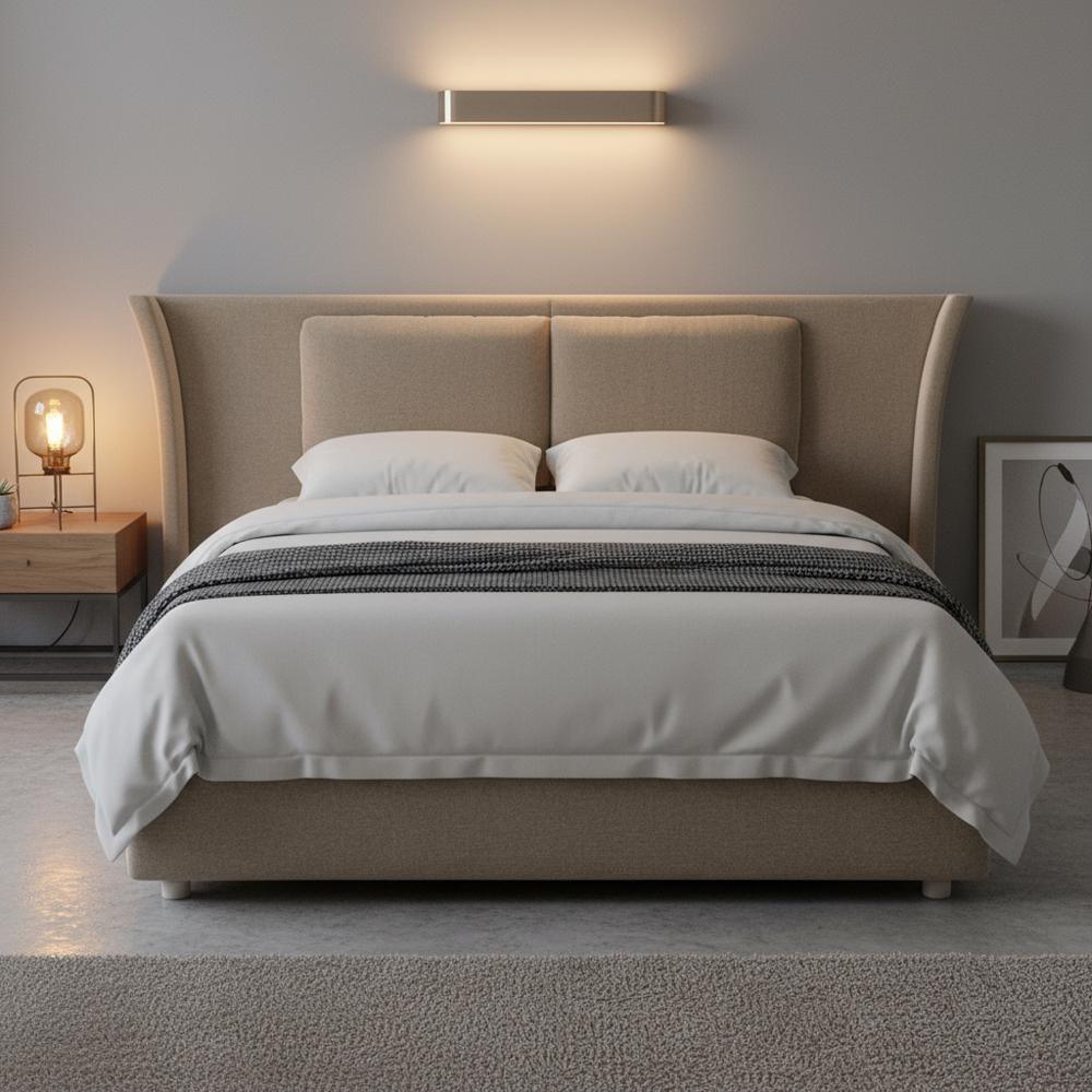 سرير كومفورت الفاخر هد بورد كبير قابل للتعديل حسب مساحة الجدار
