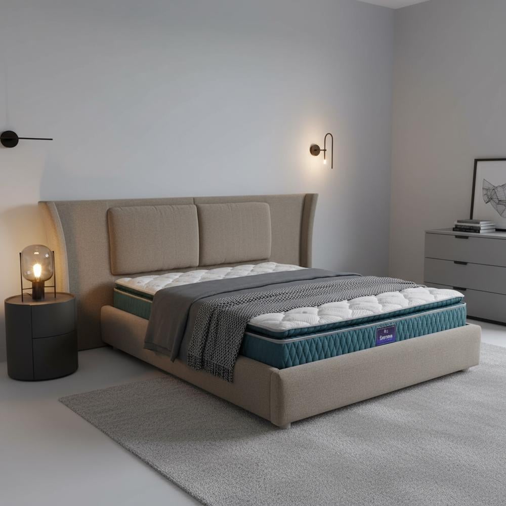 سرير كومفورت الفاخر هد بورد كبير قابل للتعديل حسب مساحة الجدار