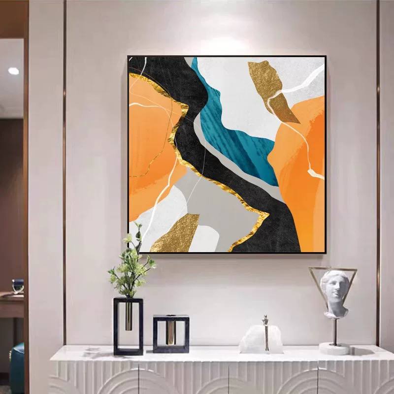 لوحة جدارية فن تجريدي حديث