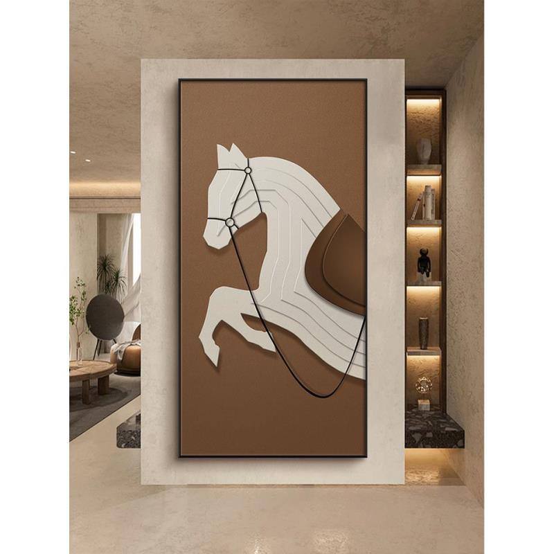 فن تجريدي معاصر  انطلاقة خيل