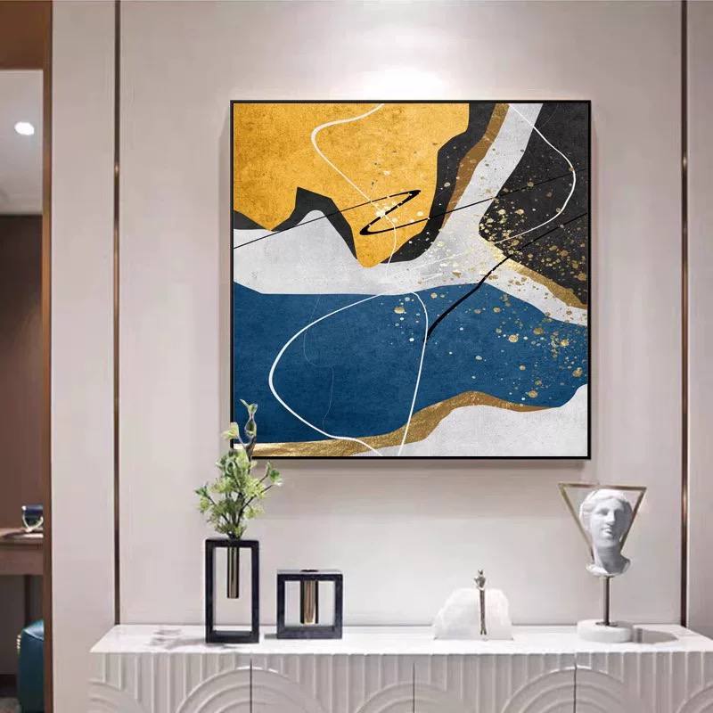 لوحة جدارية فن تجريدي حديث