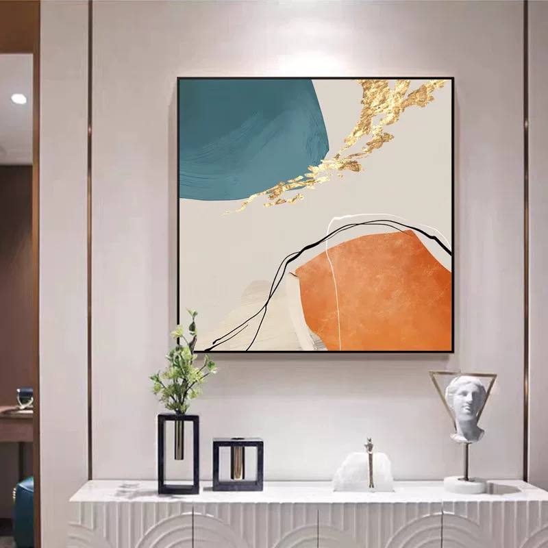 لوحة جدارية فن تجريدي نحتي حديث