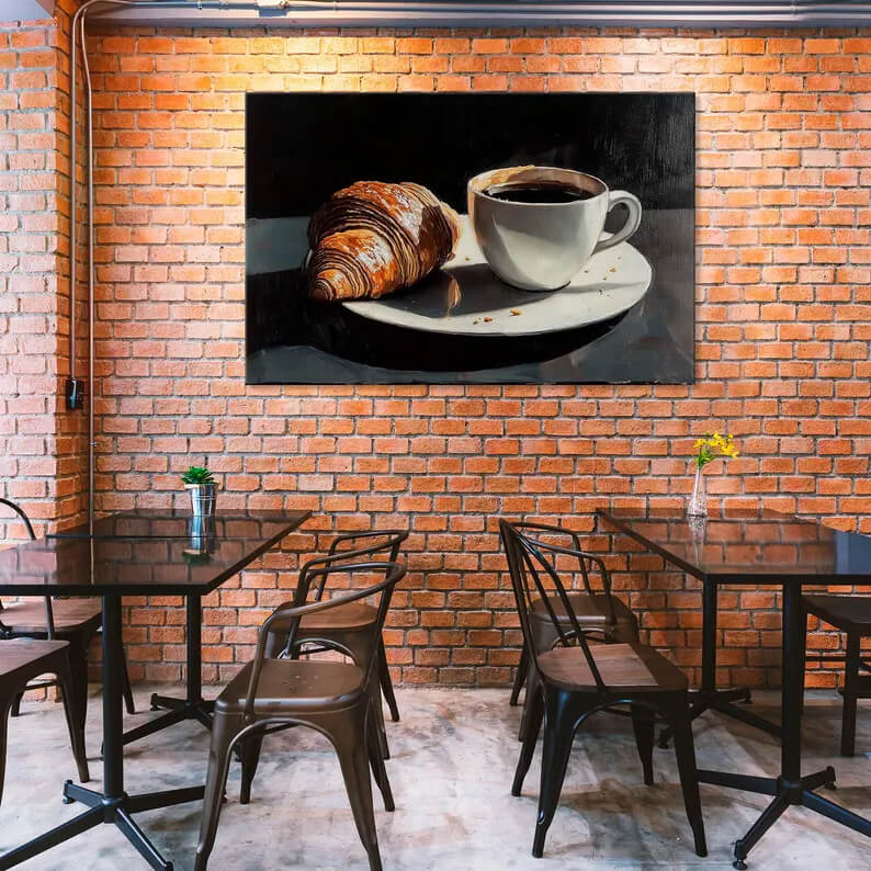 لوحة جدارية مميزة بالكوفي