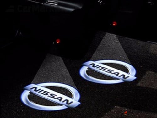 شعار نيسان (قطعتين بابين ) وايرلس تقنية الاسقاط الضوئي