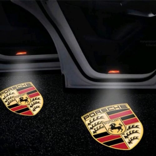 شعار بورش قطعتين بابين   Porche logo