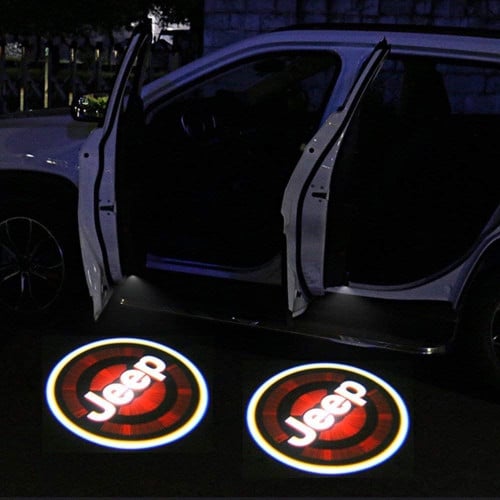 Jeep logo شعار جيب لوقو قطعتين بابين  مع الشريحه