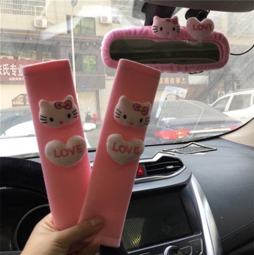 3 قطع هيلوكيتي ثيم لون زهري فاتح