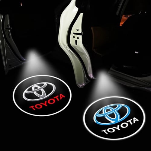 Toyota logo شعار تويوتا قطعتين بابين