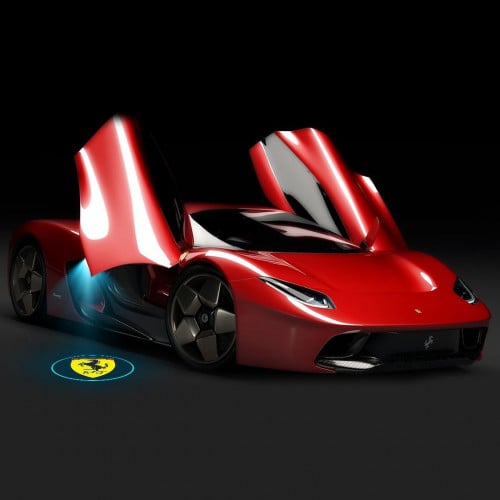 شعار فيراري باب قطعتين بابين  Ferrari Logo