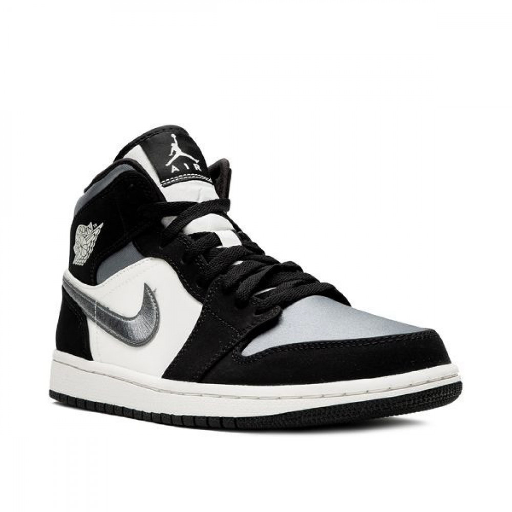 air jordan 1 mid se satin smoke grey