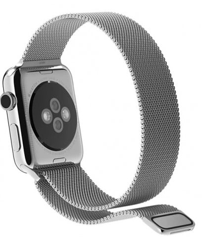 Metal Apple Watch Bracelet (Silver)