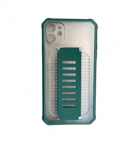 Protective case included with device holder