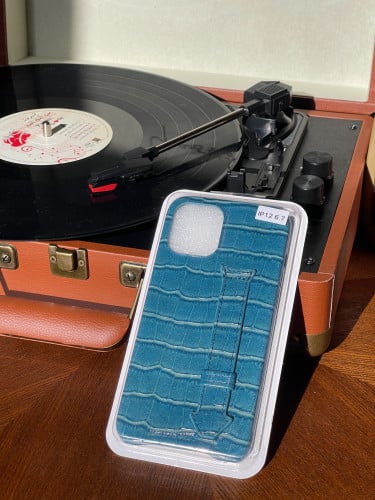 Leather protection cover (turquoise)