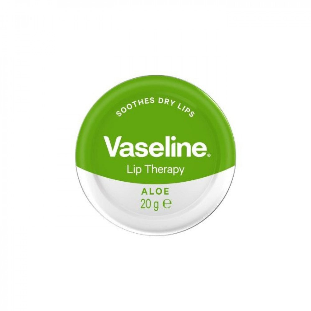 Selskabelig Profit sy Vaseline Aloe Vera Lip Therapy Lip Balm for Very Dry Lips 20g - متجر لمعة  الجزيرة للكماليات