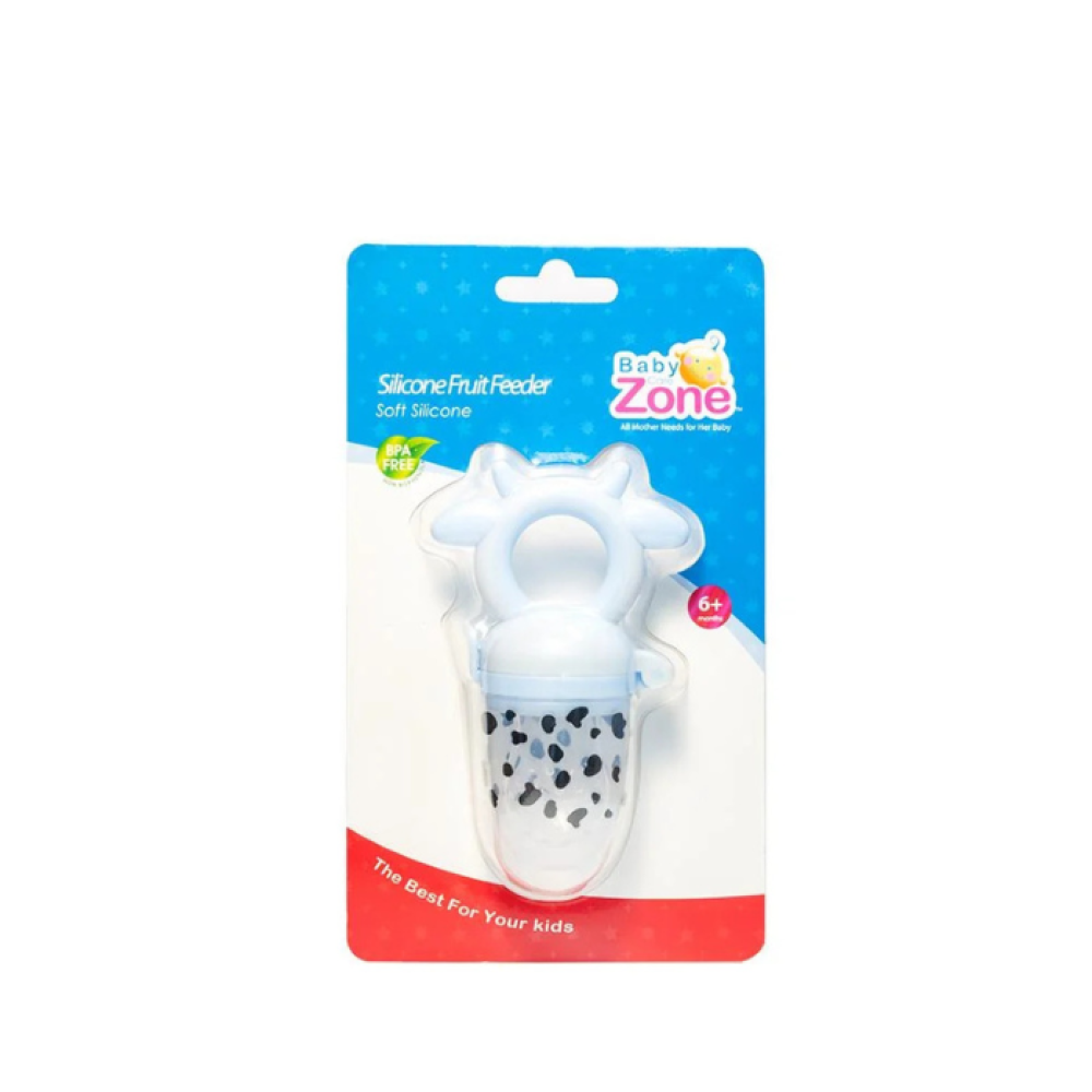 بيبي زون لهاية تغذية الطفل بالفواكه الطازجة | 6+ BABY ZONE SILICONE FRUIT FEEDER 8134