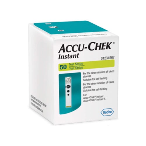 شرائط تحليل سكر انستانت Accu-Chek Instant