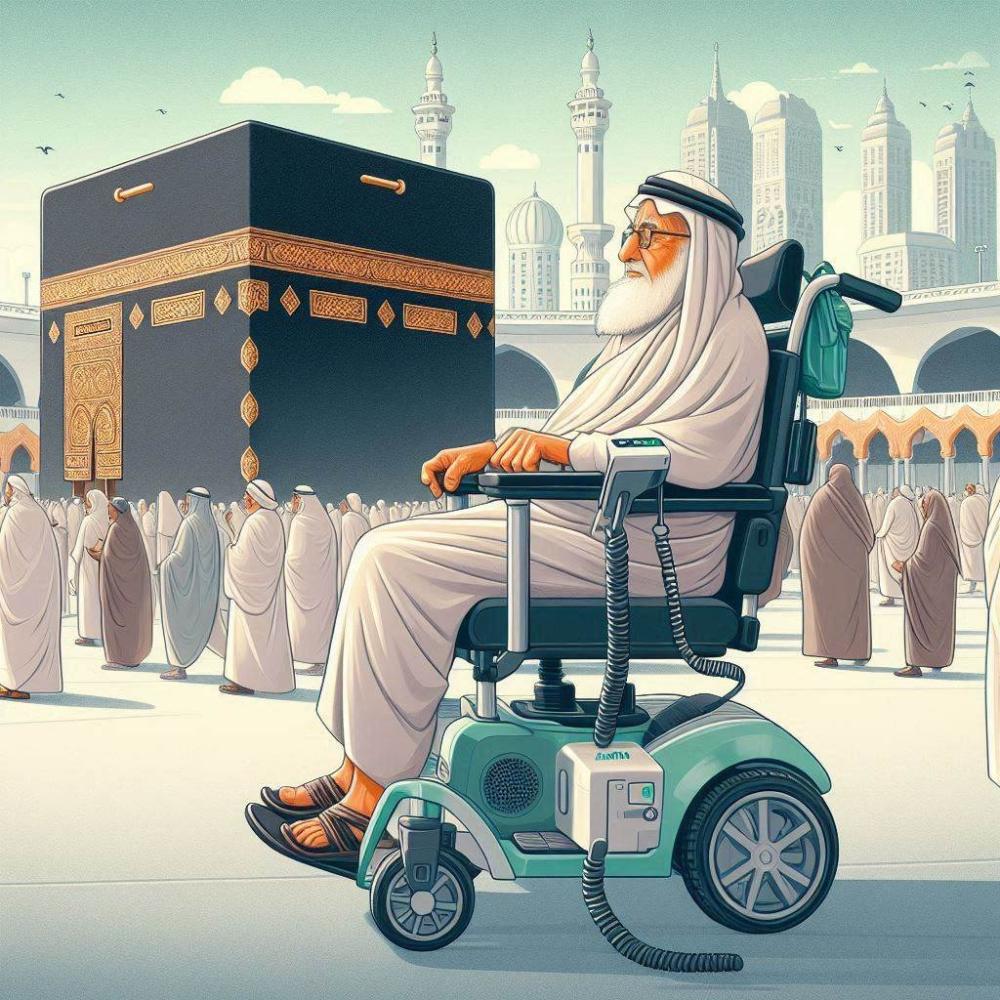 أفضل الطرق لاستخدام الكراسي المتحركة الكهربائية والسكوتر للحج